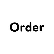 스튜디오투명 오더 카페 표지판 검정색, Order, 1개