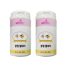 모스트펫 프리미엄 중형 열대어 사료, 140g, 2개