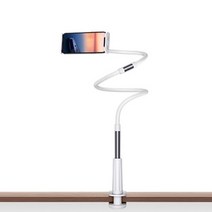 집게형 코브라 핸드폰 거치대 2단 116cm, 핑크, 1개