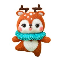 DIY 니들펠드 공예 세트, 1세트, 유랑단 사슴