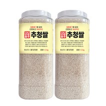 대한농산 2022년산 햅쌀 통에담은 경기 추청 아끼바레쌀 백미, 2개, 2kg