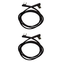 코쿼드 90도 고속충전 롱케이블 60W C to C 기역자 2p, 2m, 블랙