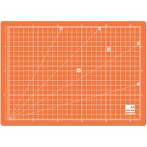 윈스타 칼라 데스크매트, 1개, 오렌지