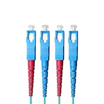 ANYPORT PLUS 광점퍼코드 10Gbps SC-SC OM3 멀티 5m, 혼합색상, 1개