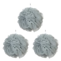 블루버블 자이언트 대왕 샤워볼 90g, 실키 그레이, 3개