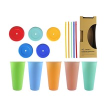 빅키드 리유저블 콜드컵 5종 세트, 핑크, 오렌지, 민트, 블루, 그린, 710ml