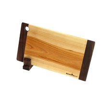 월넛 + 느티 + 월넛 세미 엔드그레인 도마, 혼합색상