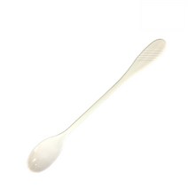 일회용 플라스틱 머들러 스푼 160mm 아이보리, 1개입, 100개