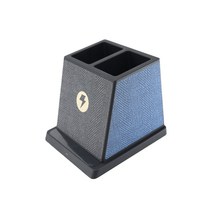 세르페즈 9V 고속 무선충전 펜케이스, 블랙