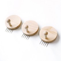 레몬아트 우드 앤 레이저각인 감성 플러스 걸이개 꼭꼬핀형 3종 세트, 마킹C, 1세트