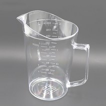 일리 업소 가정용 이유식 PC 계량컵, 투명, 1L