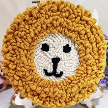 생활의지혜 펀치니들 프랑스 자수 만들기 + 고급형 바늘 세트, 1세트, 10 라이언