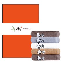 송월타월 스누피 베이직 타월 10p + 케이스 10p + 칠순 팔순 띠지 A타입 500 x 70 mm 10p 세트, 랜덤발송(타월, 케이스), 1세트
