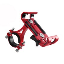 리젠스 360자전거 알루미늄 합금 휴대폰 거치대, 레드, 1개