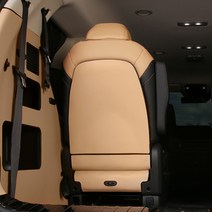 크립톤 카니발 Ka4 4세대 가죽 커버 3열 등받이 사피아노 6p, 새들브라운, 1세트