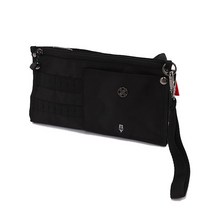 테크스킨 컬러 카트 멀티 파우치, 블랙