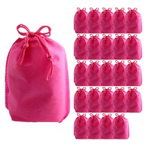 부직포 복주머니 더스트백 30 x 39 cm 25p, 핫핑크, 1개
