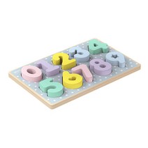 아이우드 숫자 입체퍼즐 Z1003, 혼합색상, 11피스