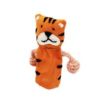 ChildrenNepal 슴슴이와 친구들 손가락 장식 인형 호랑이, 1개