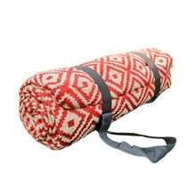 모모 캠핑 북유럽 스타일 휴대용 방수 피크닉 매트, 레드