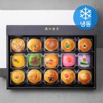 진화과자 우리밀 만쥬 10구 + 화과자 5구 선물세트 625g (냉동), 1세트