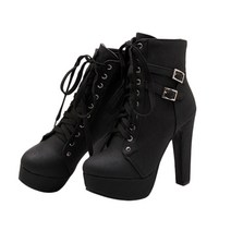 도도팩토리 여성용 신헤로미 워커 킬 힐 부츠