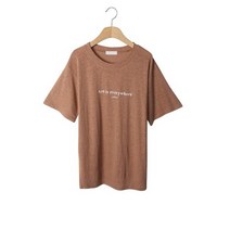 린다샵 여성용 뉴버르 린넨 나염 반팔티셔츠 T7415K17