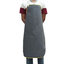 가죽 절연 용접 작업 앞치마, 그레이