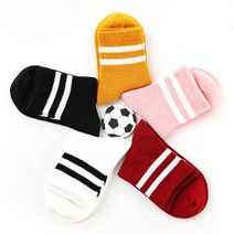 제이셀 아동용 기본 짱짱 두줄 골지 양말 5켤레세트 A03