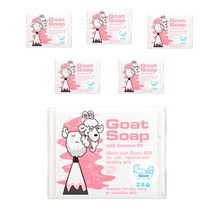 고트 코코넛오일 산양유 비누, 100g, 6개