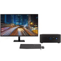 AID 인텔 NUC 11 Performance Mini PC 11PAHi3 AIO-04 (i3-1115G4 80cm WIN10 Pro RAM 8GB NVMe 256GB) + 키보드 + 마우스, 기본형