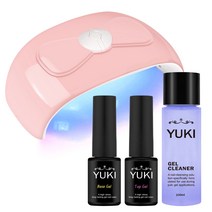 유키 핑크리본 셀프 홈네일 세트, 54W핑크리본램프 + 탑젤 5g + 베이스젤 5g + 젤클리너 100ml, 1세트