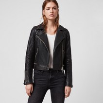 올세인츠 여성용 Leather CONROY LTHR BIKER 자켓