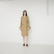 에콘 자켓 투 웨이 벨트 롱 원피스