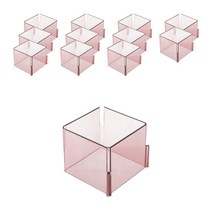 올하이 벌집 분리조립형 양말 속옷 수납 박스 12 핑크 70 x 70 x 60 mm, 12개