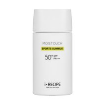 아이레시피 모이스트 터치 스포츠 선밀크 SPF50+ PA+++, 50ml, 1개