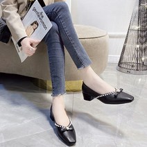 르네 리본 미들힐 펌프스 TS-0643