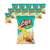 오리온 스윙칩 갈릭디핑소스맛 스낵, 60g, 12개