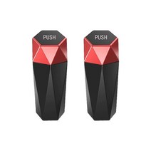김용석생활연구소 원터치 차량용 미니 쓰레기통 2p, 레드