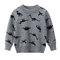 더메르시 아동용 공룡 파크 니트 스웨터