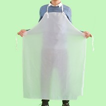 지선 PVC 비닐 앞치마 방수 120 x 90 cm, 1개