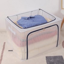 엠지 리빙대용량 수납박스 66L MG-195, 투명