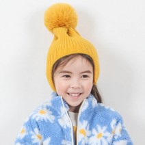 베이비블리 아동용 방울레그 귀달니트 모자