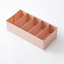 스타 다용도 칸막이 정리함 5칸 15.7cm, 15 핑크, 1개