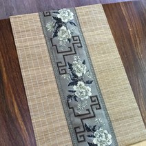 대나무 티 매트 테이블러너, 14 갈색, 30 x 210 cm