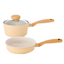 네오플램 플랑 IH 1인용 세트 18 편수 + fp 20cm, mini yellow, 18편수 + fp20cm