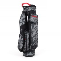 미즈노 넥스라이트 슬림 골프 캐디백 5LKC2203, 카모 그레이