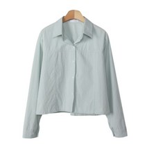 여성용 절개선 세미크롭 셔츠 NB1815K1C