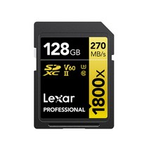 렉사 1800배속 UHS 2급 SD카드, 128GB