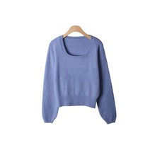 린다샵 여성용 캐시미어 스퀘어넥 파스텔 니트 NT3568K21